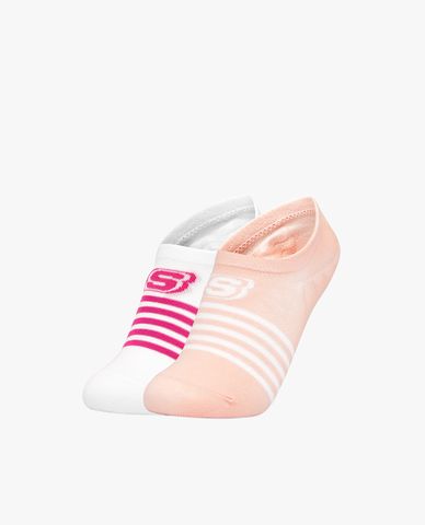  SKECHERS - Pack 2 đôi vớ nữ cổ thấp Invisible 