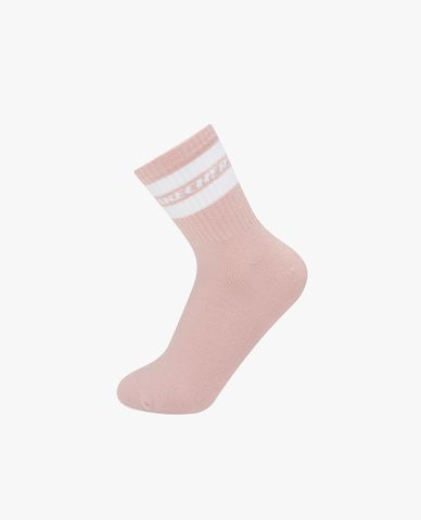  SKECHERS - Pack 2 đôi vớ nữ cổ cao kẻ viền Crew 