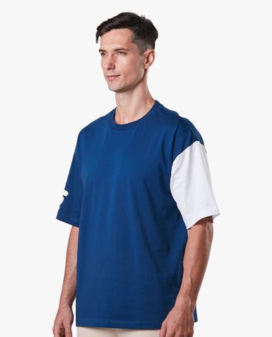  SKECHERS - Áo thun phom rộng tay lỡ thời trang 