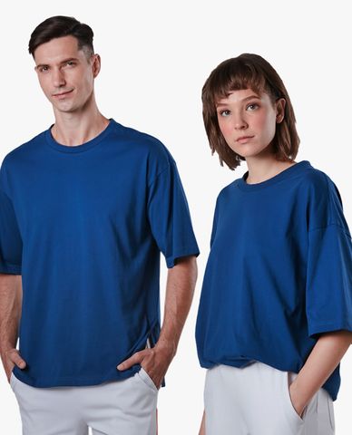  SKECHERS - Áo thun phom rộng tay lỡ thời trang 