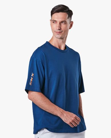  SKECHERS - Áo thun phom rộng tay lỡ thời trang 