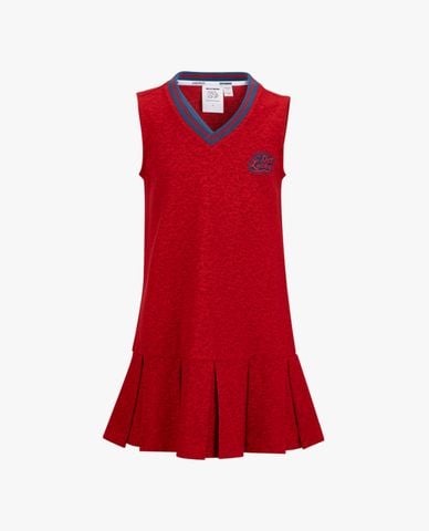  SKECHERS - Đầm mini bé gái sát nách xếp li 