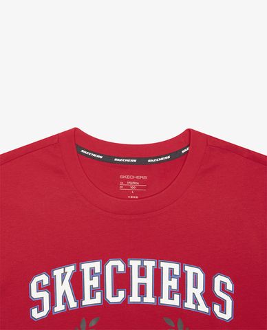  SKECHERS - Áo thun nam tay ngắn phom suông năng động 