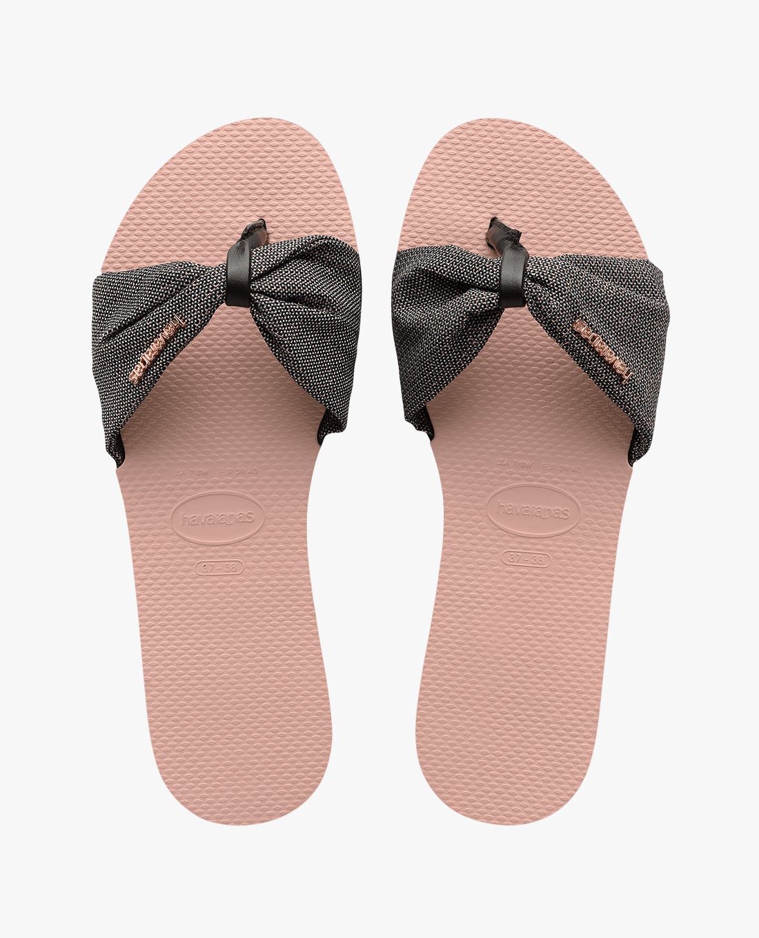HAVAIANAS - Dép kẹp nữ ST Tropez Shine