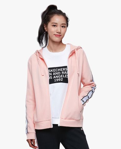  SKECHERS - Áo khoác kiểu nữ phối mũ thời trang 