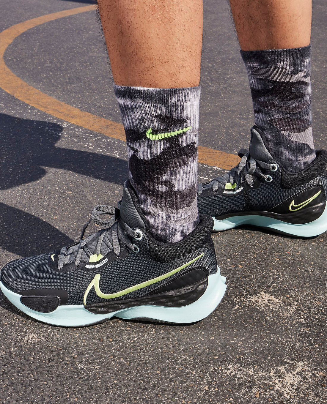 NIKE - Giày bóng rổ nam thời trang