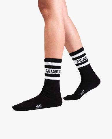  PALLADIUM - Vớ unisex cổ cao kẻ sọc 