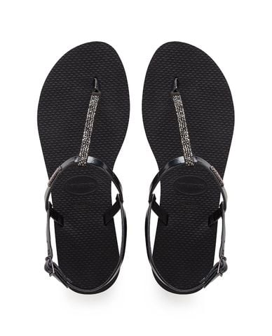  HAVAIANAS - Giày sandals nữ đế bệt You Riviera Crytal 