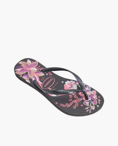  HAVAIANAS - Dép kẹp nữ Slim Organic II Tropical Flower 