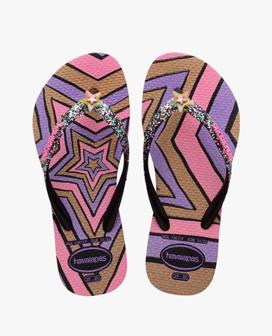  HAVAIANAS - Dép kẹp bé gái Kids Slim Glitter II 