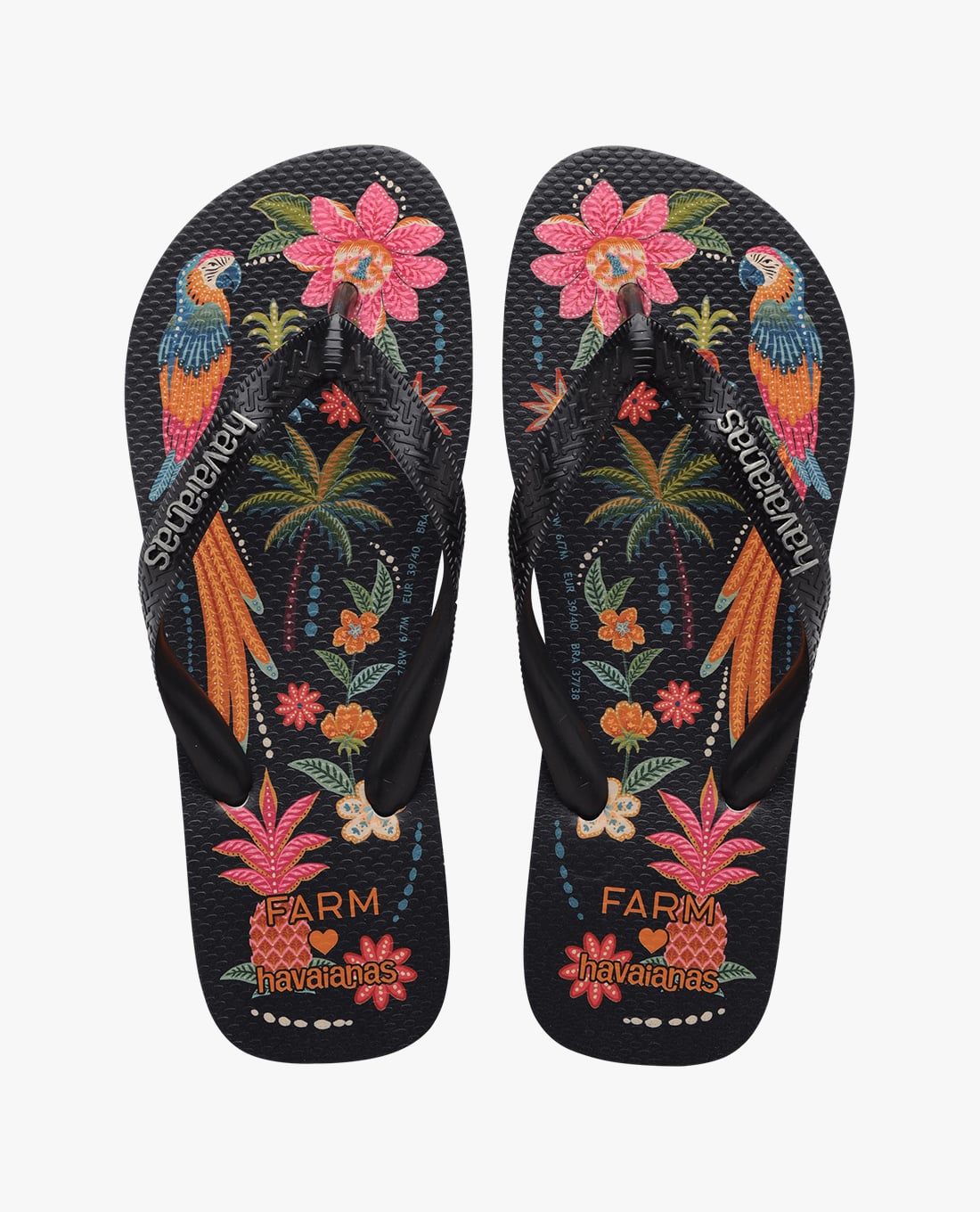 HAVAIANAS - Dép kẹp unisex Farm Samba Das Araras
