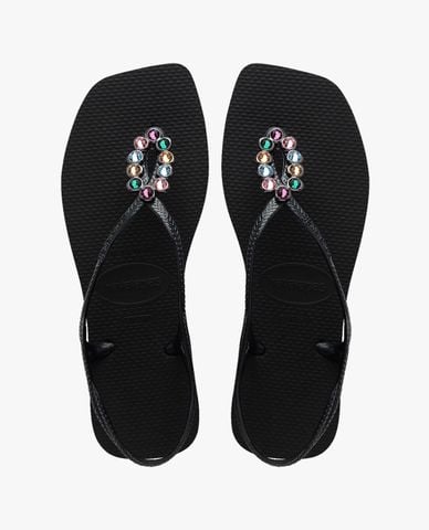  HAVAIANAS - Giày sandals nữ đế bệt Luna Square Luxu 