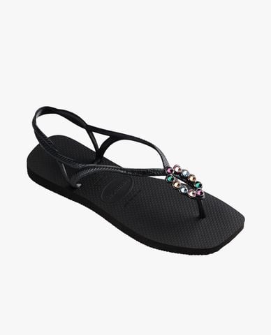  HAVAIANAS - Giày sandals nữ đế bệt Luna Square Luxu 