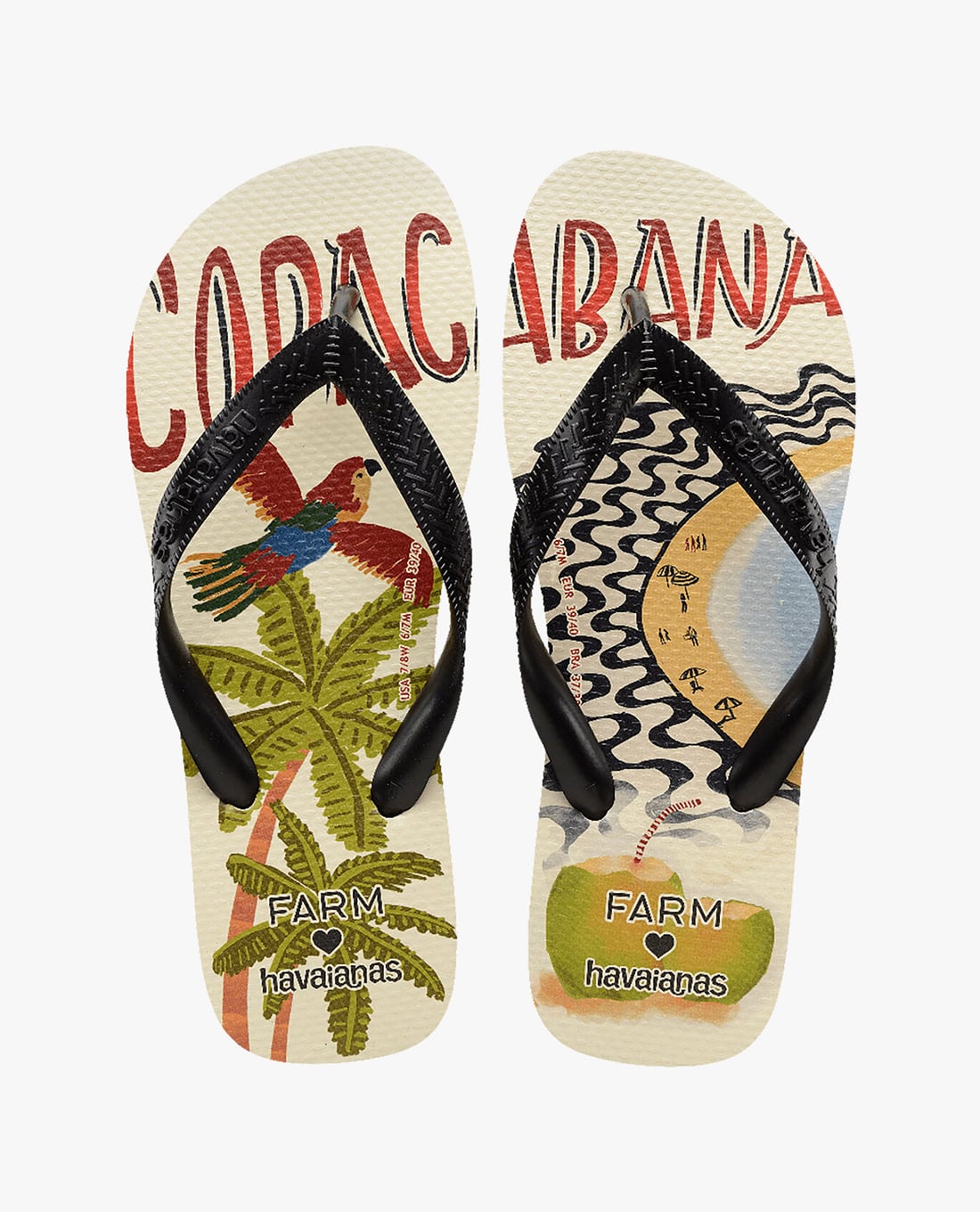 HAVAIANAS - Dép kẹp unisex Farm Copacabana