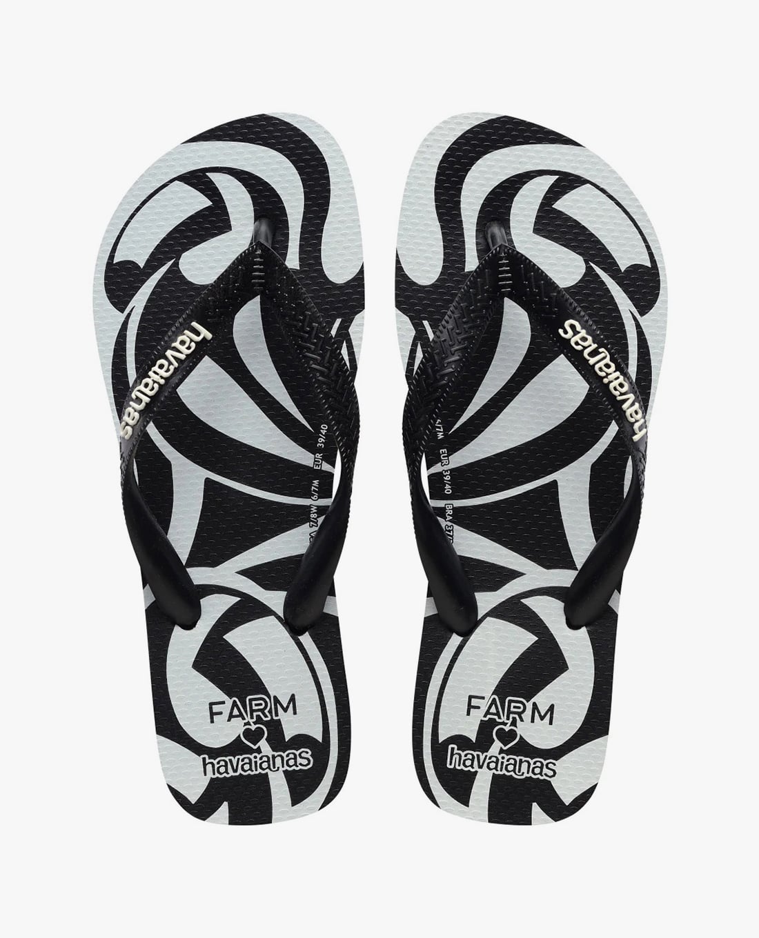 HAVAIANAS - Dép kẹp nam Farm Rio Tucanada Rainbow