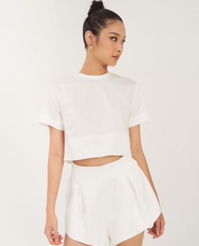  GIGI - Áo croptop nữ tay ngắn thời trang 