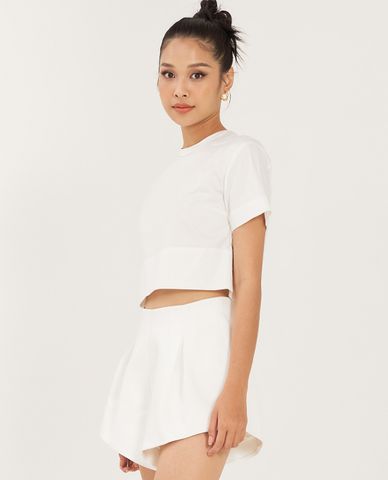  GIGI - Áo croptop nữ tay ngắn thời trang 