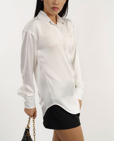  GIGI - Áo sơ mi nữ tay dài phom suông hiện đại 