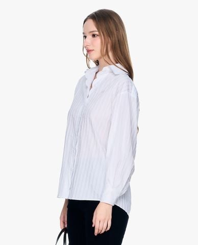  GIGI - Áo sơ mi nữ cổ bẻ tay dài hiện đại 