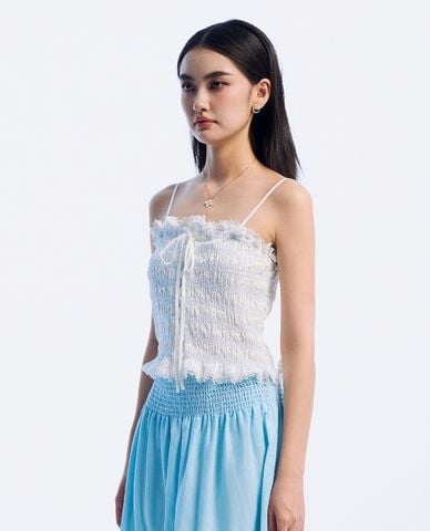  GIGI - Áo hai dây xếp nếp nữ tính 