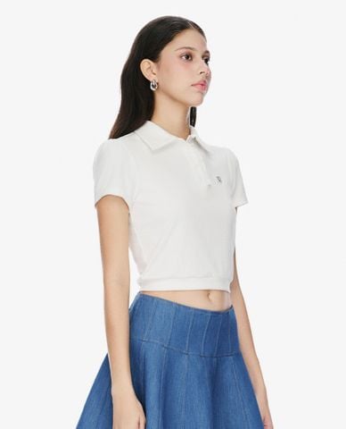  GIGI - Áo polo nữ cổ bẻ tay ngắn thanh lịch 