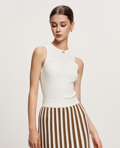  GIGI - Áo sát nách cổ tròn phom ôm thời thượng 