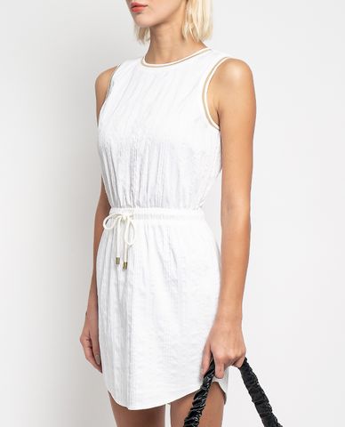  GIGI - Đầm mini sát nách cổ tròn lưng thun thời trang 