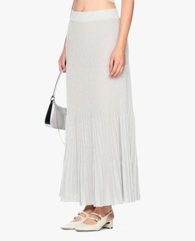  GIGI - Chân váy xếp li midi phom suông nữ tính 