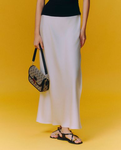  GIGI - Chân váy phom suông midi xẻ tà quyến rũ 