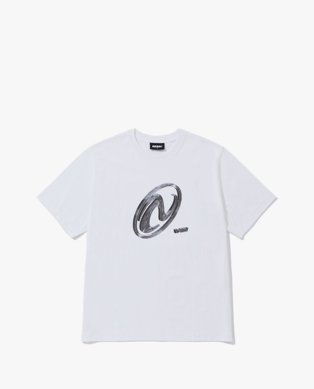 NERDY - Áo thun unisex cổ tròn tay ngắn Oval Pinwheel