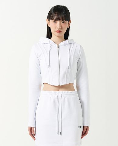  NERDY - Áo khoác croptop nữ tay dài Slim Fit 