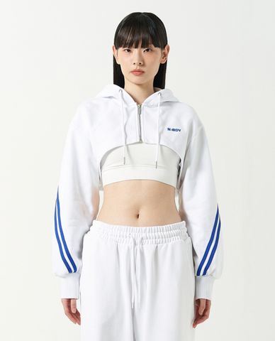  NERDY - Áo khoác croptop nữ Bolero Zip-Up 