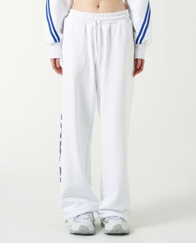  NERDY - Quần dài unisex ống rộng lưng thun Vertical Logo 