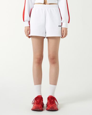  NERDY - Quần short nữ ống rộng lưng thun Block Track 