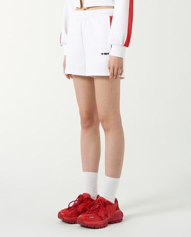  NERDY - Quần short nữ ống rộng lưng thun Block Track 