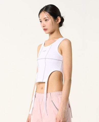  NERDY - Áo croptop nữ sát nách Cut Out 