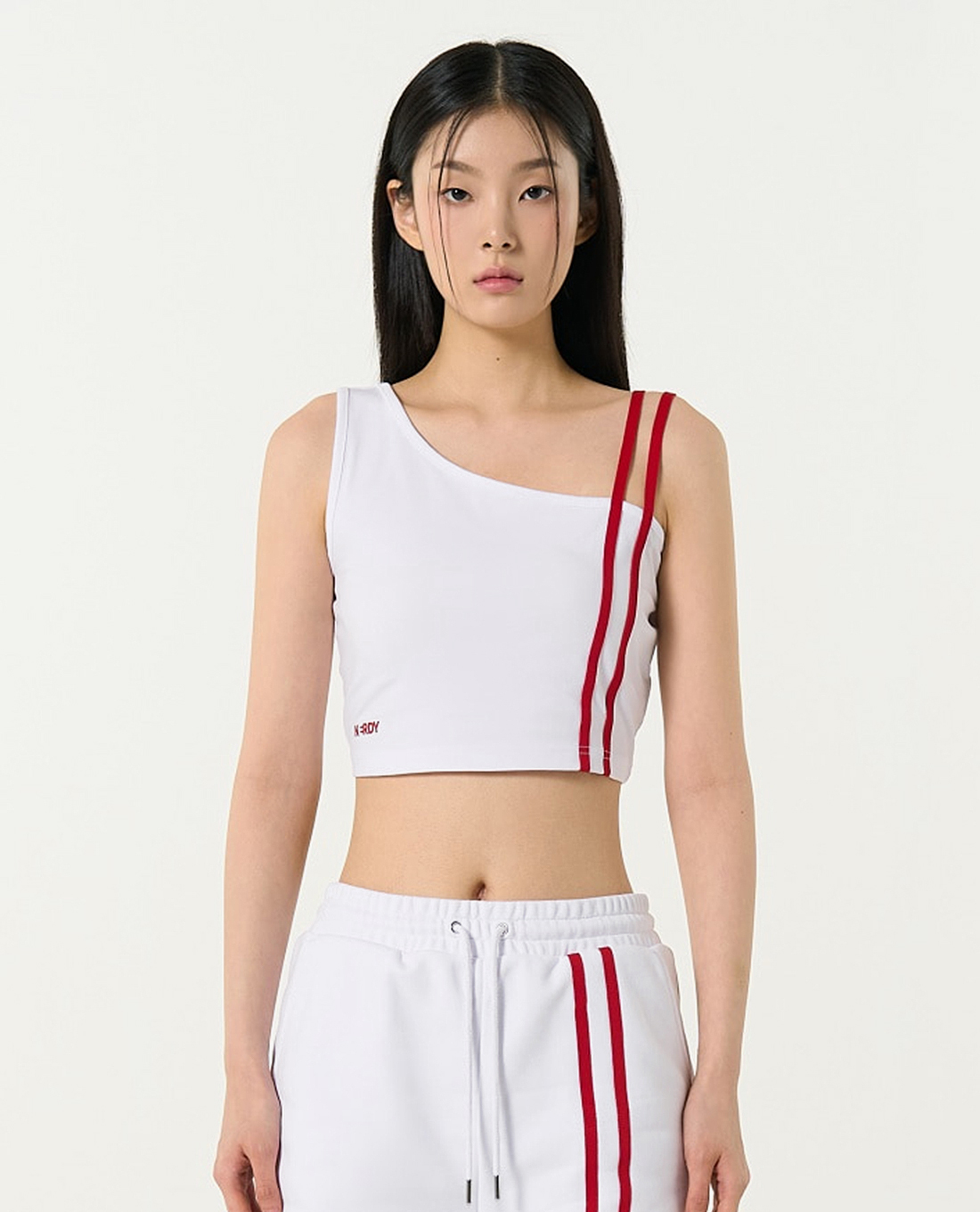 NERDY - Áo croptop nữ sát nách NY One Shoulder