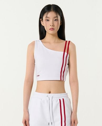  NERDY - Áo croptop nữ sát nách NY One Shoulder 