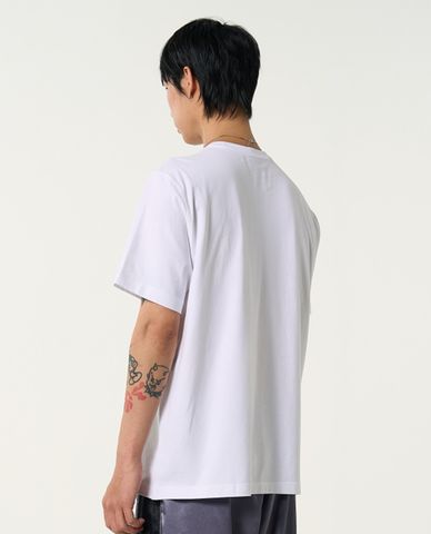  NERDY - Áo thun unisex cổ tròn tay ngắn Blank Big Logo 