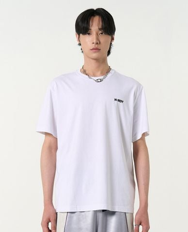  NERDY - Áo thun unisex cổ tròn tay ngắn Blank Bold Logo 