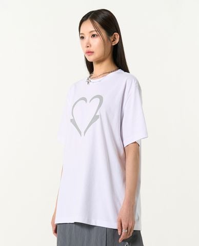  NERDY - Áo thun unisex cổ tròn tay ngắn N Heart 