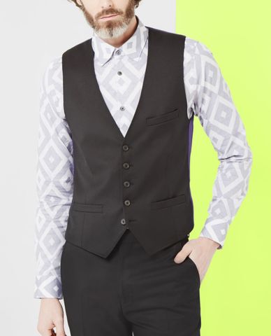  TED BAKER - Áo khoác ghi lê nam Metraw 