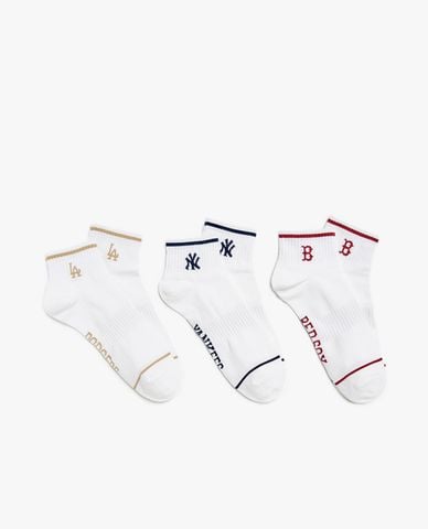  MLB - Set 3 vớ unisex cổ thấp thời trang 