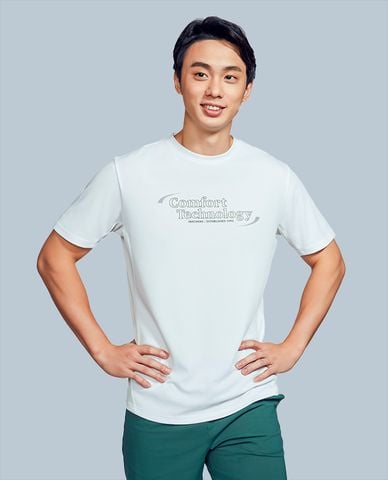  SKECHERS - Áo thun thể thao nam cổ tròn tay ngắn Performance 