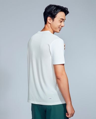  SKECHERS - Áo thun thể thao nam cổ tròn tay ngắn Performance 