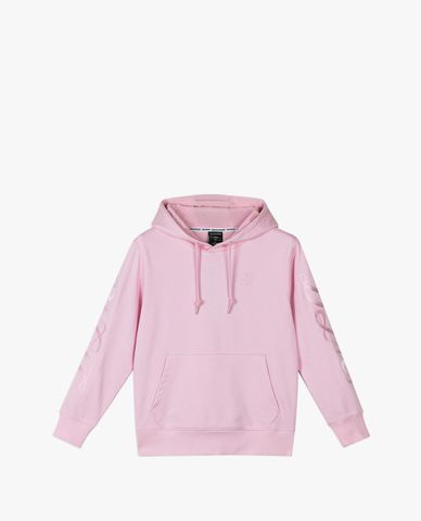  SKECHERS - Áo hoodie nữ tay dài phối mũ trùm 