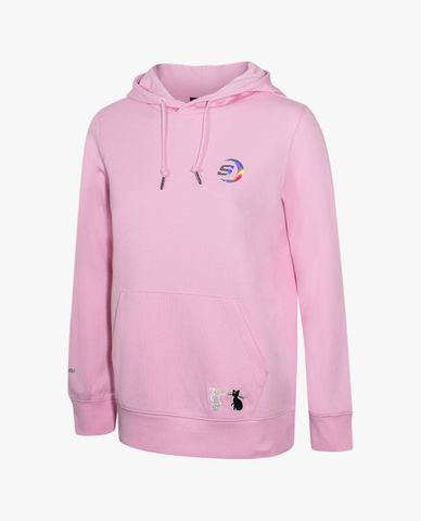  SKECHERS - Áo hoodie nữ tay dài phối mũ trùm Sailor Moon 