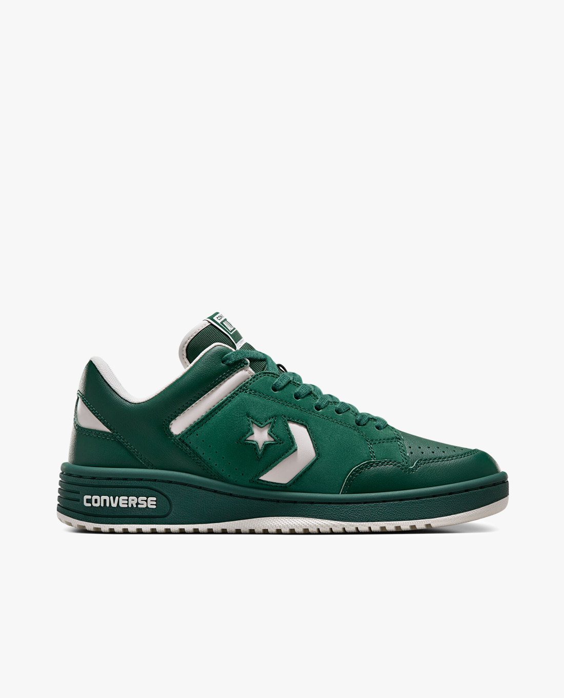 CONVERSE - Giày sneakers unisex cổ thấp Weapon Leather