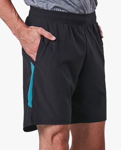  SKECHERS - Quần short tập luyện nam phối logo thời trang 