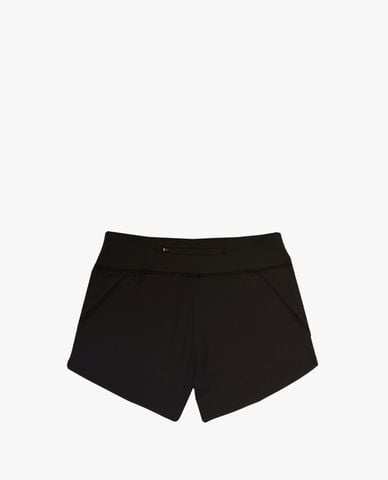  SKECHERS - Quần shorts chạy bộ nữ lưng thun phối logo 